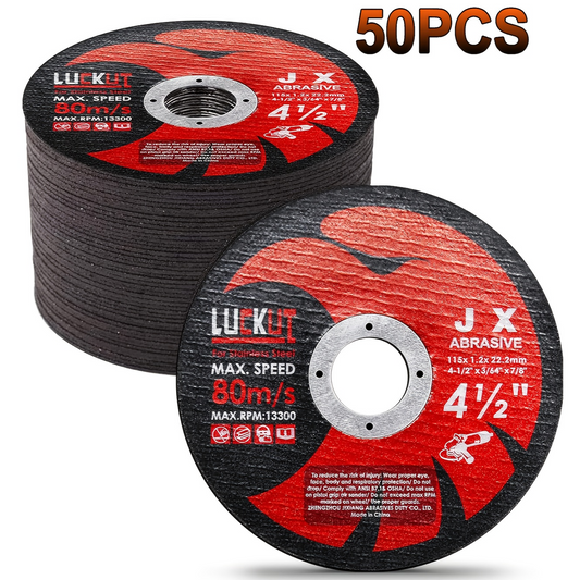 4.5" 115mm Cutting Disc 50PCS - Thin Angle Grinder Cut Off Wheel Metal Steel Flap