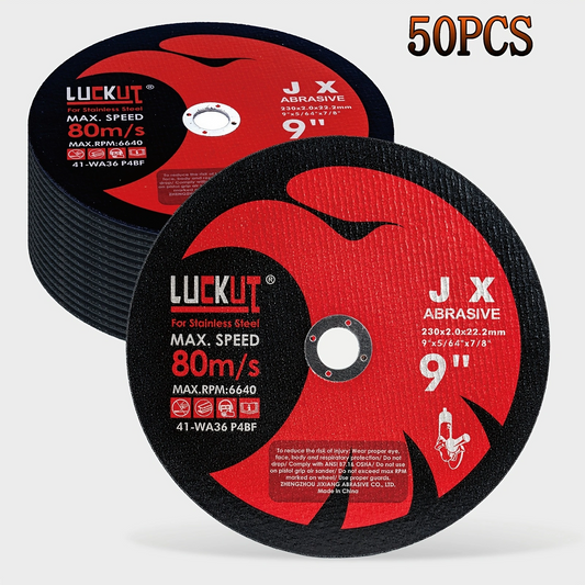 9" 230mm Angle Grinder Cutting Discs 50PCS - Thin Cut Off Wheels Disks for Metal