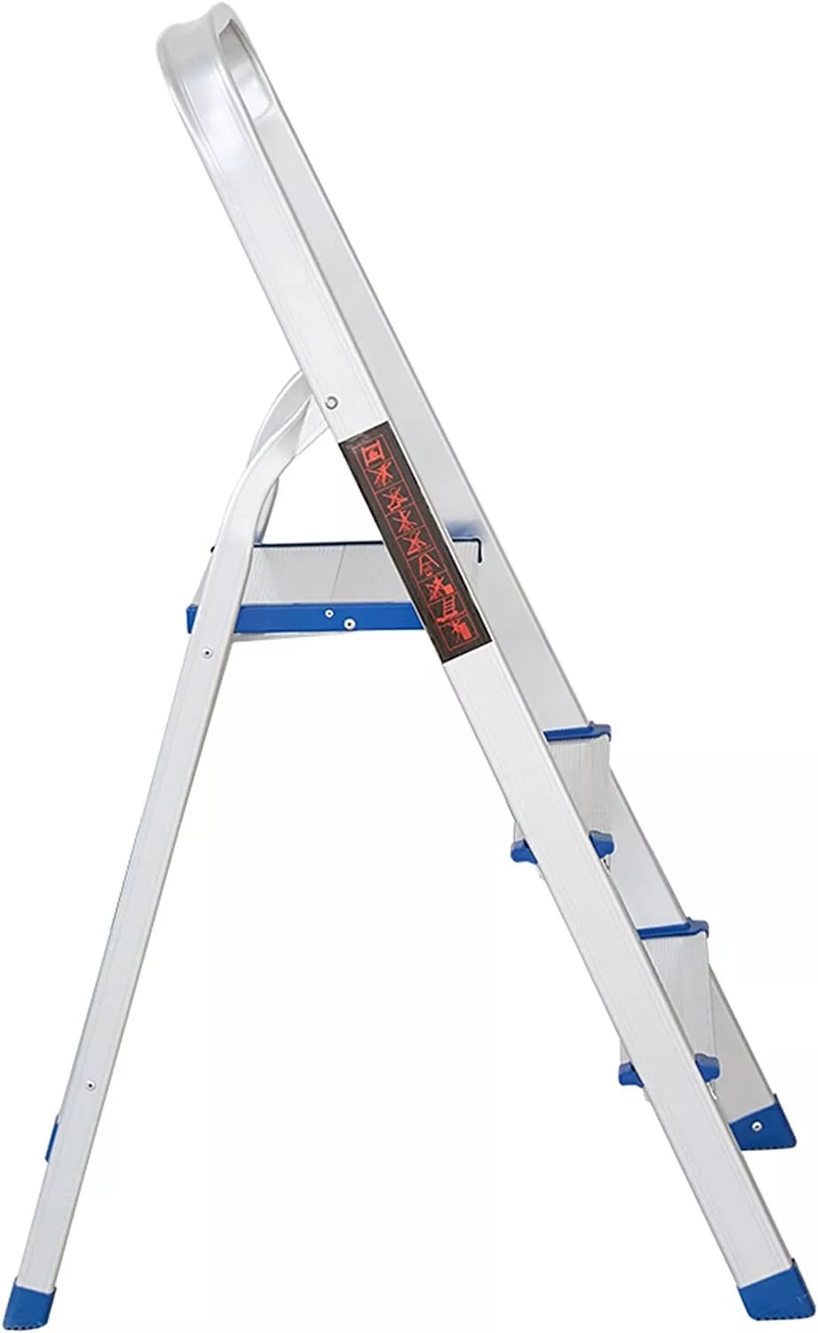 3 Step Multi-Purpose Folding Ladder Aluminium Light Weight Non Slip Platform