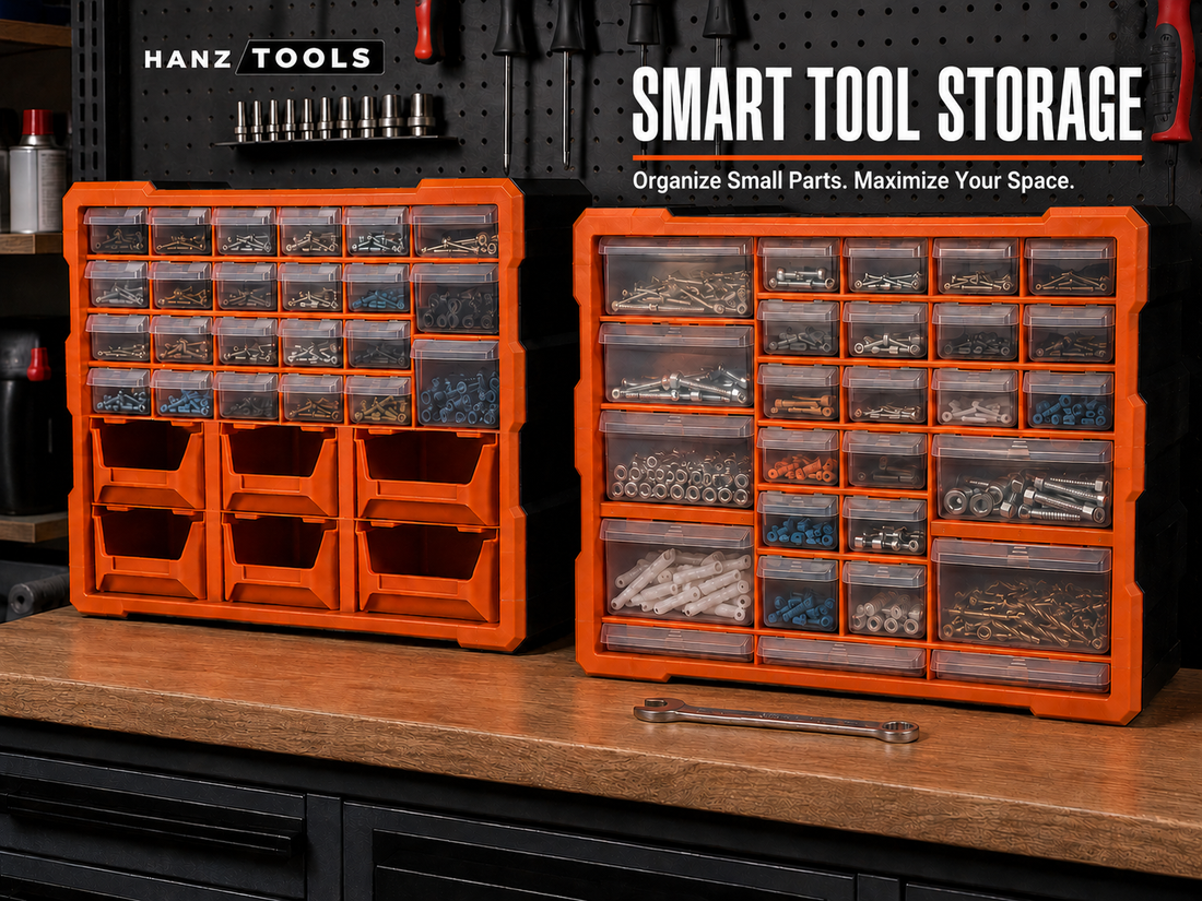 how to organize tools in a small workshop
