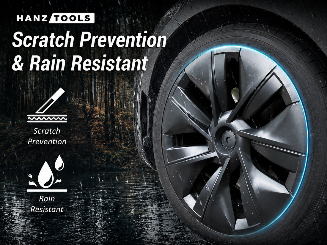 Tesla Model Y 19 Inch 7 Spoke Wheel Covers: Sporty Style with Full-Rim Coverage