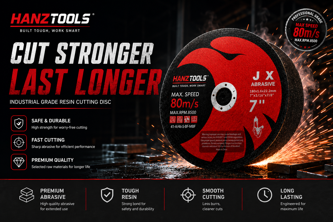 Why HANZTOOLS Angle Grinder Cutting Discs Are Essential for Professional and DIY Projects