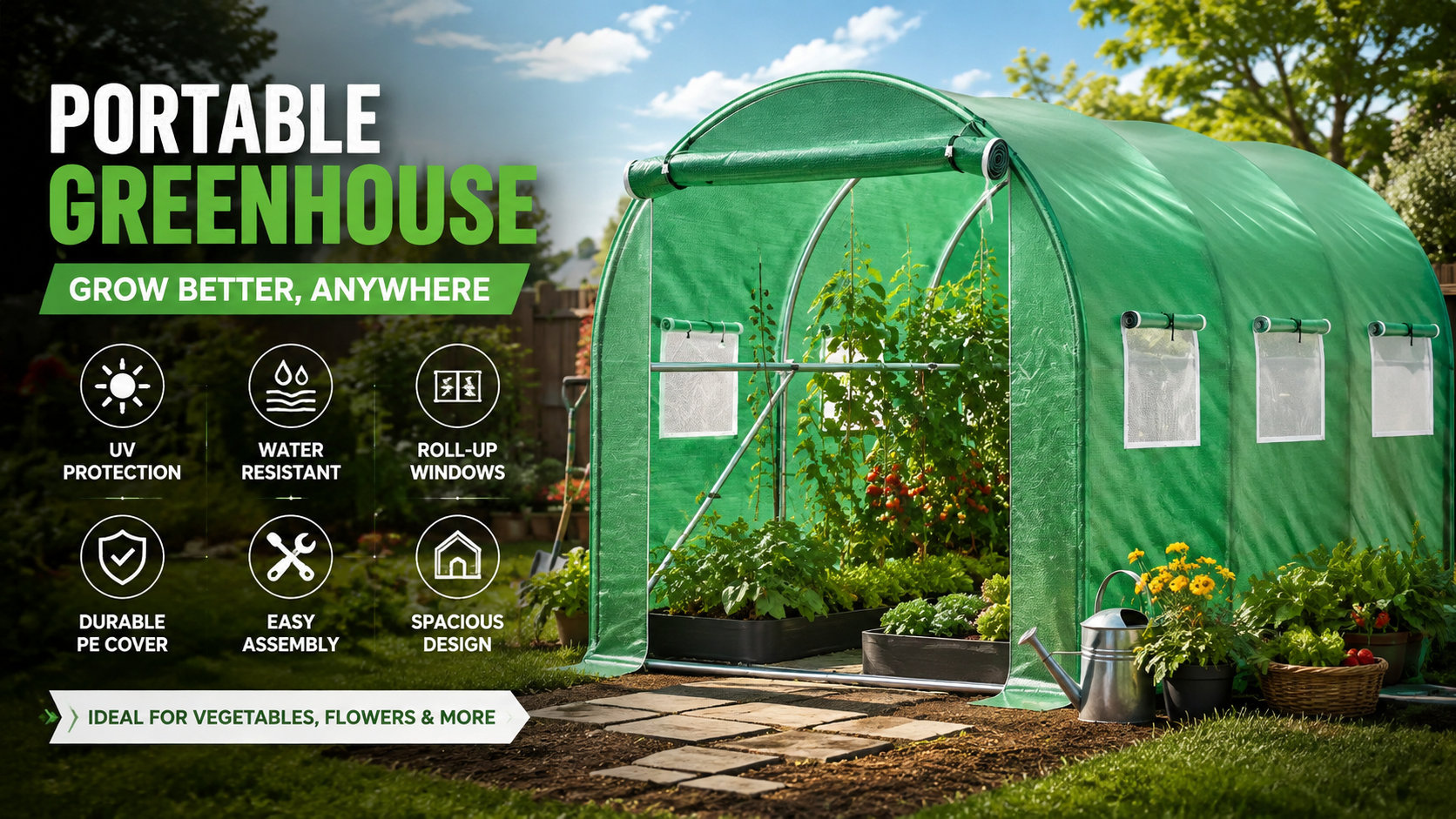 Portable Greenhouse: An Easy Way to Extend Your Growing Season