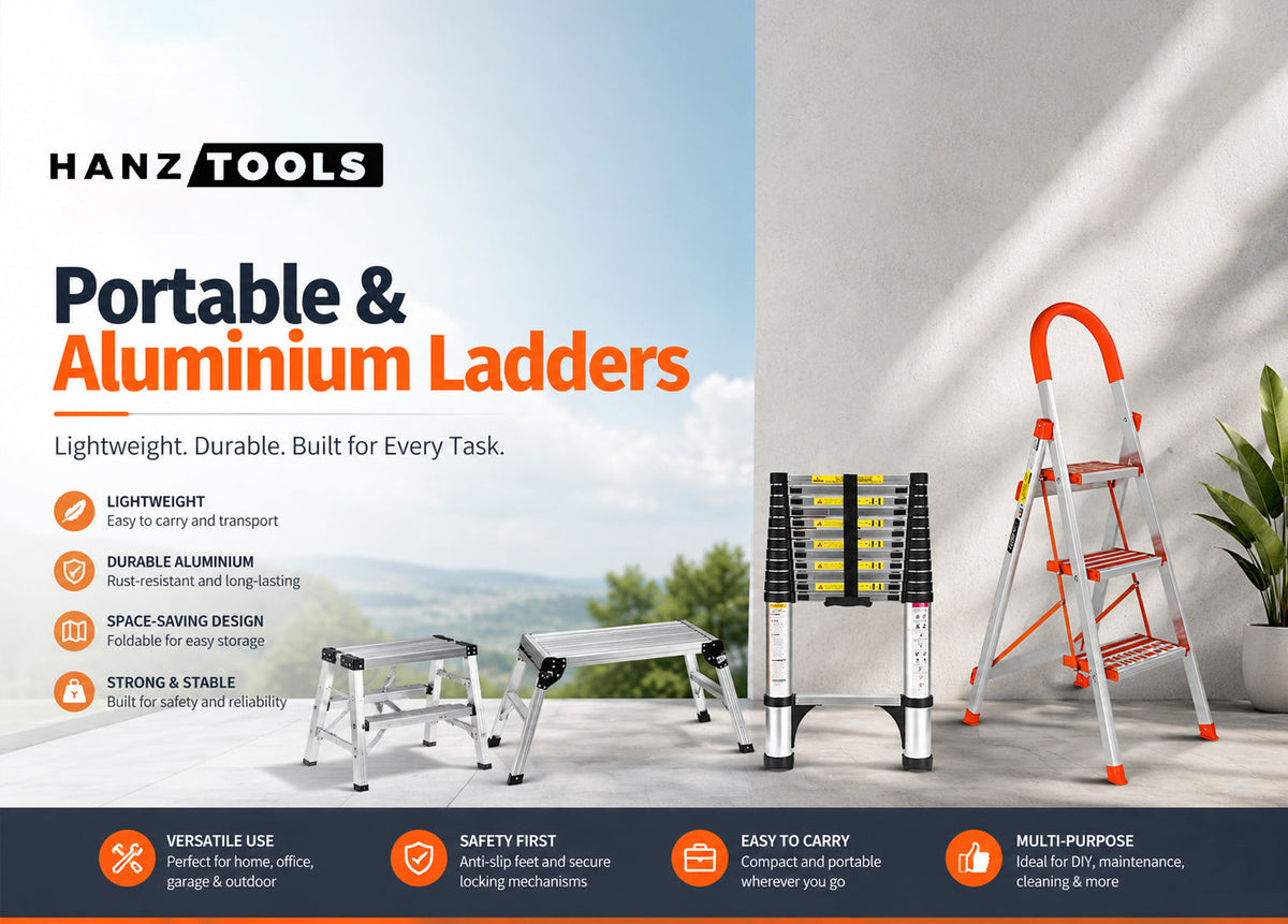 Portable & Aluminium Ladders: A Practical Choice for Home and Work