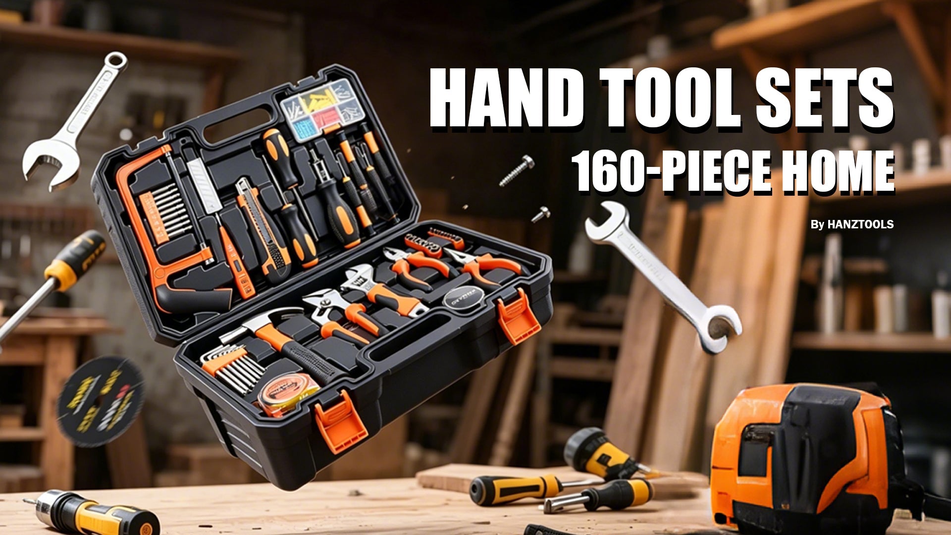 HanzTools 160-Piece Home Hand Tool Set: The Ultimate Solution for Every Household
