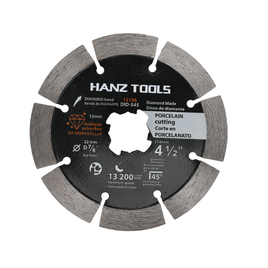 HANZ TOOLS Ultra-Premium Diamond Blade 115mm (DID-545) –  Porcelain & Stone Specialist