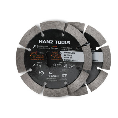 HANZ TOOLS Ultra-Premium Diamond Blade 115mm (DID-545) –  Porcelain & Stone Specialist