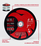 7" / 180mm Angle Grinder Cutting Discs – Thin Metal Cut-Off Wheels for Stainless Steel | 25/50/100/200 Pack