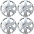 4-Pack 15-Inch Car Wheel Covers for Toyota Corolla – Silver, Corrosion-Free, Impact-Resistant, OEM Replacement