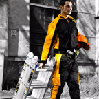 Folding Ladders – 8.5ft Aluminum 7-in-1 Multi-Purpose Ladder with Anti-Skid Pedal, 330 lbs Capacity