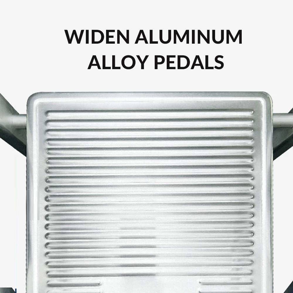 Step Ladders – Aluminum 3 Step Folding Ladder with Anti-Slip, Lightweight, Multi-Purpose | Portable Ladders