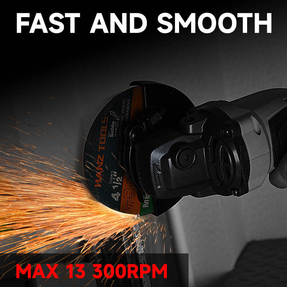 5" Angle Grinder Cutting Discs – Thin Metal Cutting Wheels for Stainless Steel | 5/10/25 Pack