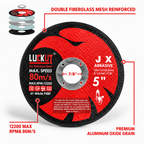 5" / 125mm Angle Grinder Cutting Discs – Thin Metal Cut-Off Wheels for Stainless Steel | 10/25 Pack