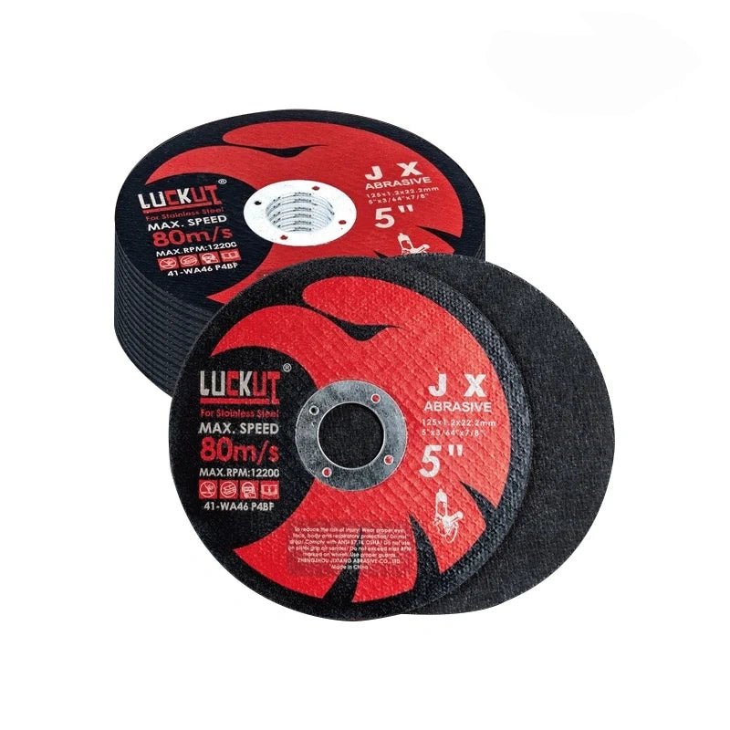 5" / 125mm Angle Grinder Cutting Discs – Thin Metal Cut-Off Wheels for Stainless Steel | 10/25 Pack