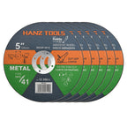 5" Angle Grinder Cutting Discs – Thin Metal Cutting Wheels for Stainless Steel | 5/10/25 Pack
