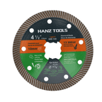 4.5" Diamond Angle Grinder Cutting Discs – Super Thin Tile Blade with Single-Sided Groove for Dry & Wet Cutting Porcelain, Ceramic, Granite, Marble