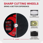 9" / 230mm Angle Grinder Cutting Discs – Thin Metal Cut-Off Wheels for Stainless Steel | 25/50/100/200 Pack