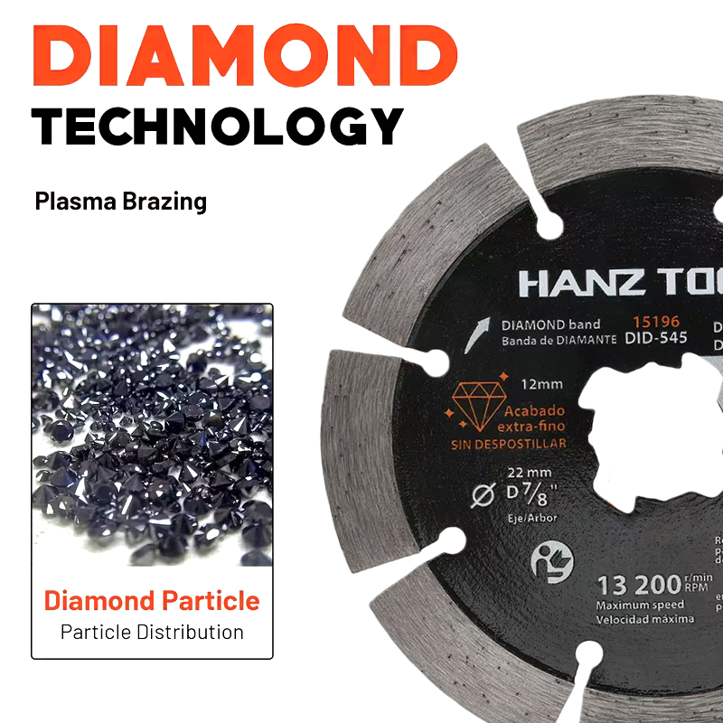 4.5" Diamond Angle Grinder Cutting Discs – Super Thin Tile Blade for Dry & Wet Cutting Porcelain, Ceramic, Granite, Marble
