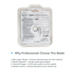 4.5" Diamond Angle Grinder Cutting Discs – Super Thin Tile Blade for Dry & Wet Cutting Porcelain, Ceramic, Granite, Marble