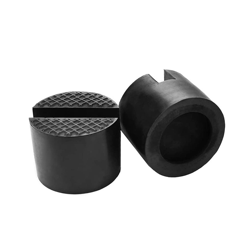 1/2 Set Jack Pad 2 in – Universal Slotted Rubber Car Floor Jack Protector