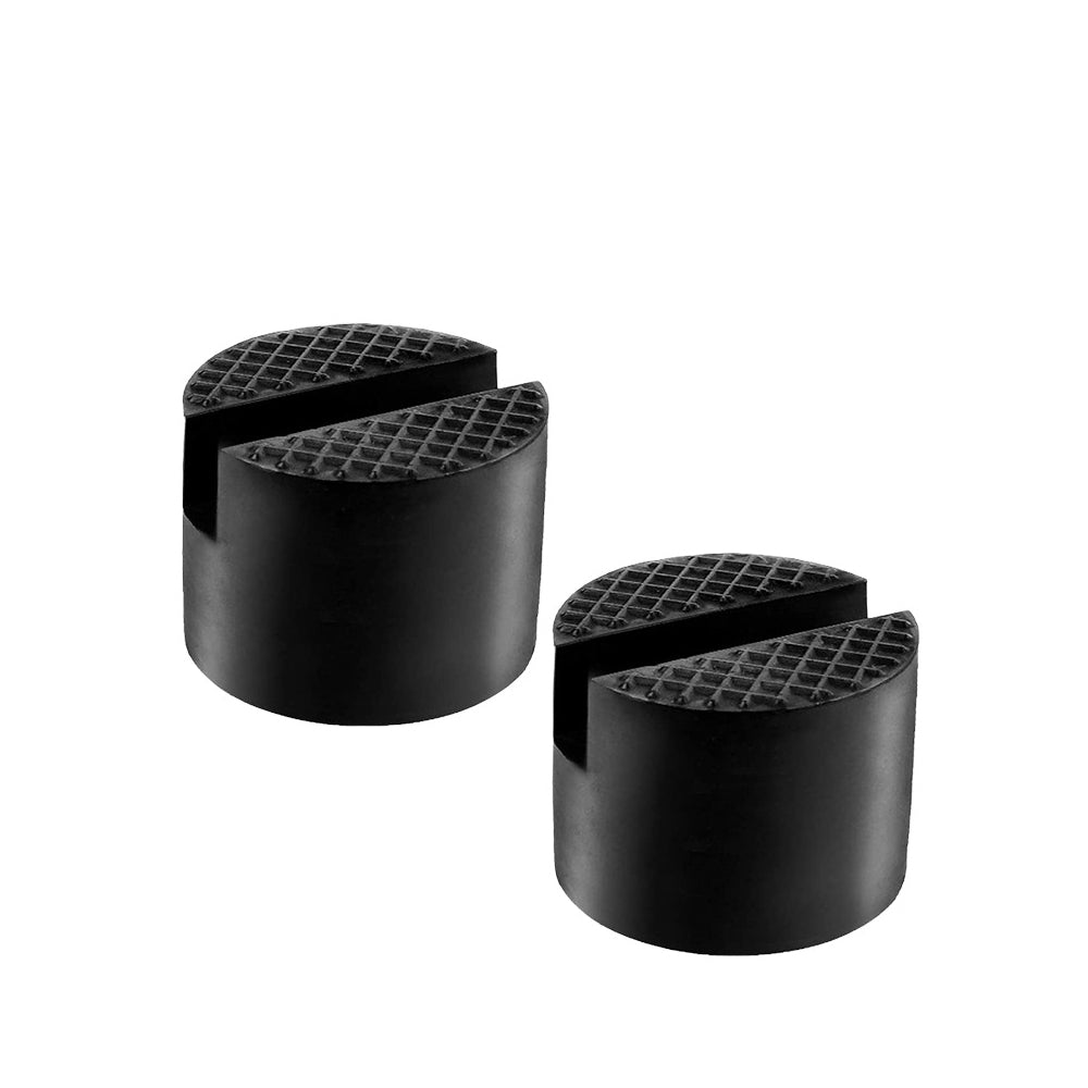 1/2 Set Jack Pad 2 in – Universal Slotted Rubber Car Floor Jack Protector