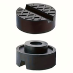 1/2 Set Jack Pad 2.5×2.45 in – Universal Slotted Rubber Floor Jack Protector