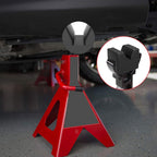 1/2 Set Curved Jack Pad 2.6×1.8×2 in – Universal Slotted Rubber Floor Jack Protector