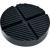 1/2 Set Jack Pad 4.9 in – Universal Slotted Rubber Floor Jack for Pinch Welds & Frame Rails