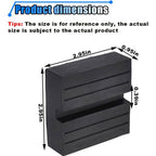 1/2 Set Square Jack Pad 2.95×0.95 in – Rubber Floor Jack Pinch Weld & Frame Rail Protector