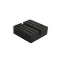 1/2 Set Square Jack Pad 2.95×0.95 in – Rubber Floor Jack Pinch Weld & Frame Rail Protector