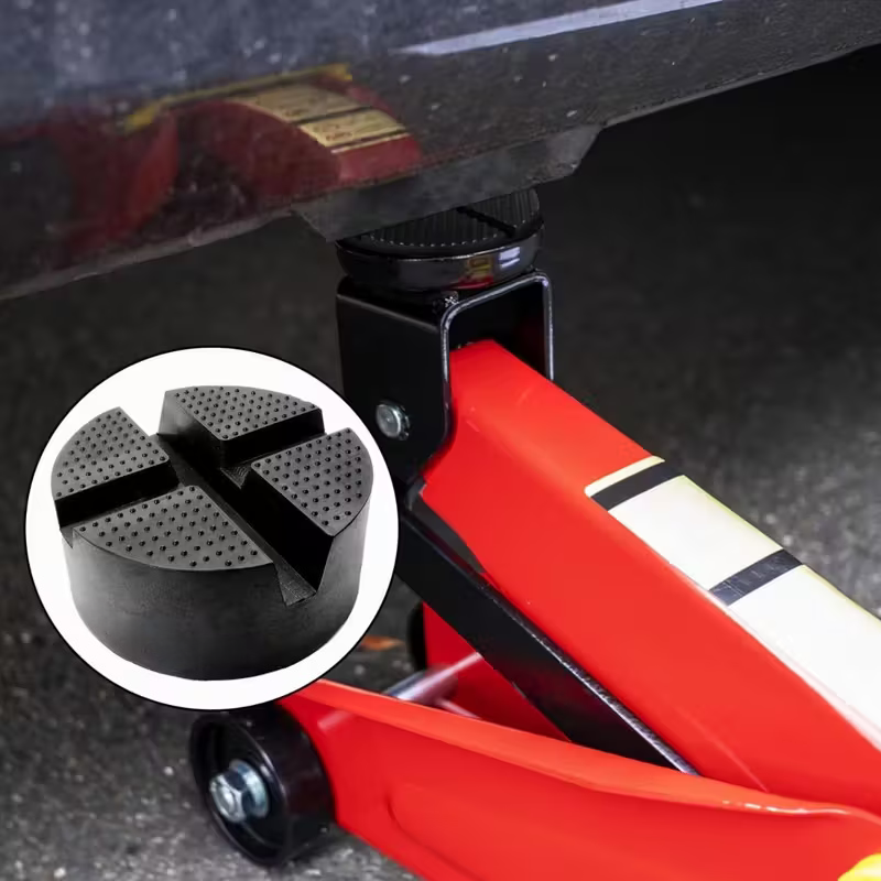 1/2 Pack Universal Jack Pad 3.15×3.15×1.77 in – Floor Jack Pinch Weld & Frame Rail Protector