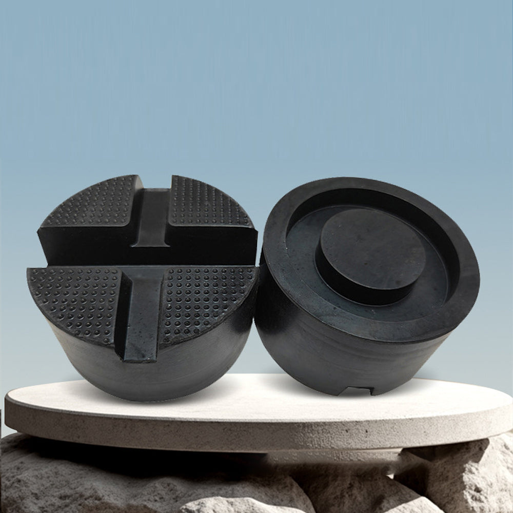 1/2 Pack Universal Jack Pad 3.15×3.15×1.77 in – Floor Jack Pinch Weld & Frame Rail Protector