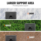 4-Pack RV Jack Blocks – 6000 lbs Capacity Polypropylene Stabilizer Blocks for Trailer, RV & Camper | RV Accessories