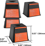 4-Pack RV Jack Blocks – 6000 lbs Capacity Polypropylene Stabilizer Blocks for Trailer, RV & Camper | RV Accessories