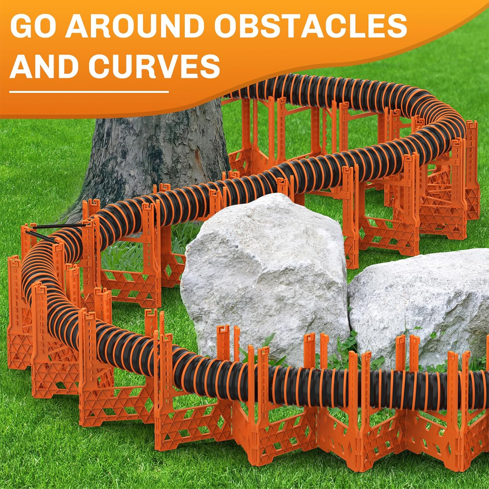 RV Sewer Hose Support – Adjustable Height 10/15/20 ft with Carry Strap for Campers, Travel Trailers & Motorhomes | RV Accessories