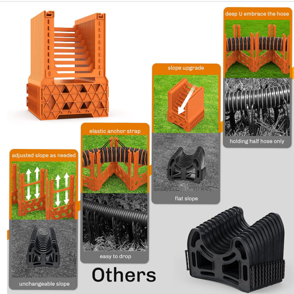 RV Sewer Hose Support – Adjustable Height 10/15/20 ft with Carry Strap for Campers, Travel Trailers & Motorhomes | RV Accessories