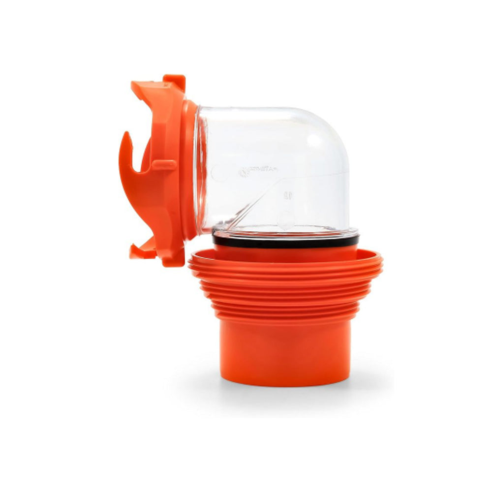 RV Sewer Hose Adapter – Elbow with 360° Rotation & Built-in Gasket | RV Accessories