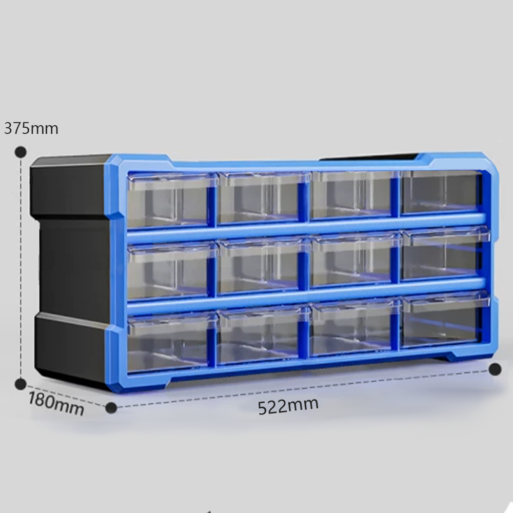 Tool Storage Solutions – Plastic Storage Drawers 16-Drawer Screw Organizer | HANZTOOLS