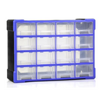 Tool Storage Solutions – Plastic Storage Drawers 16-Drawer Screw Organizer | HANZTOOLS