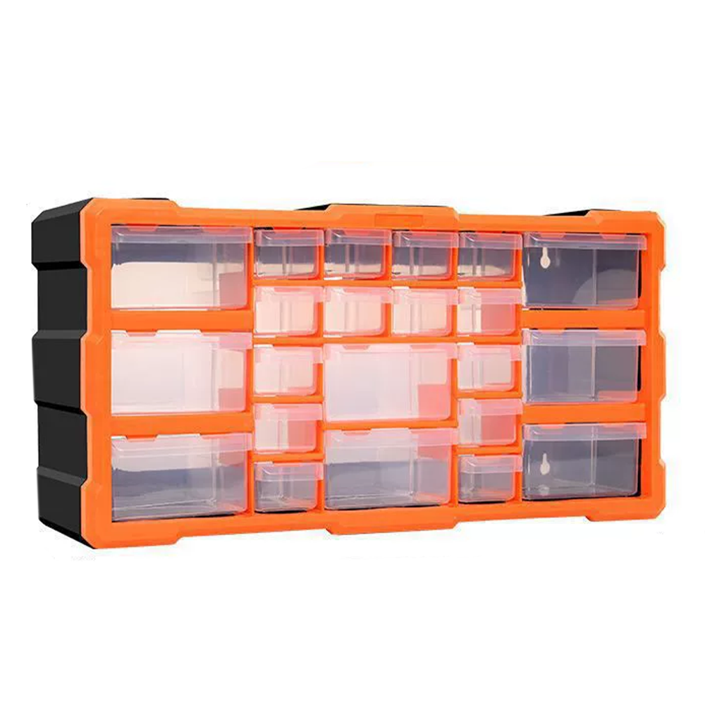 Tool Storage Solutions – 22-Drawer Screw Organizer with 8 Large Compartments | HANZTOOLS