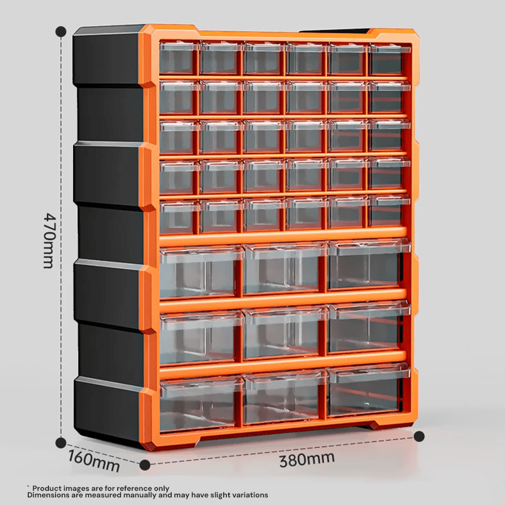 Stackable Screw Organizer 39-Drawer Tool Storage Solutions – Stackable Screw & Parts Organizer ...