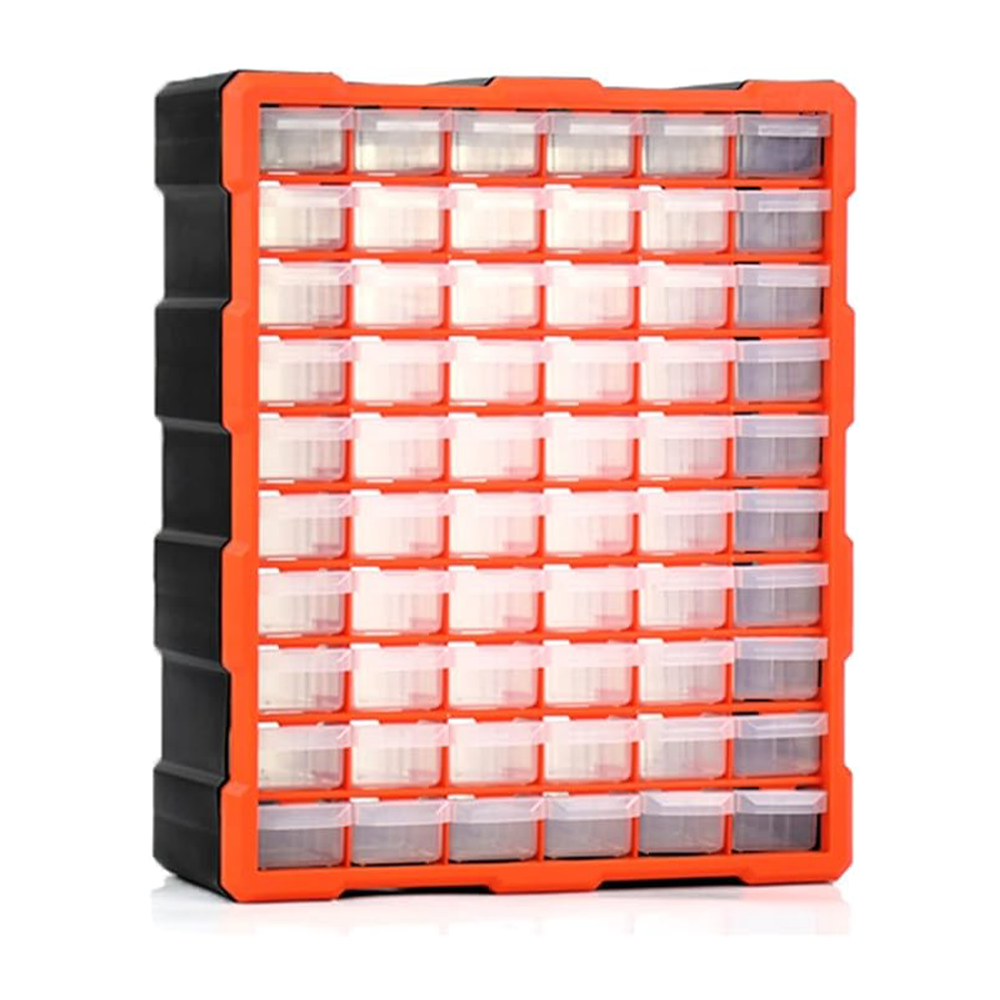 Tool Storage Solutions – 60-Drawer Screw Organizer Plastic Storage Cabinet | HANZTOOLS