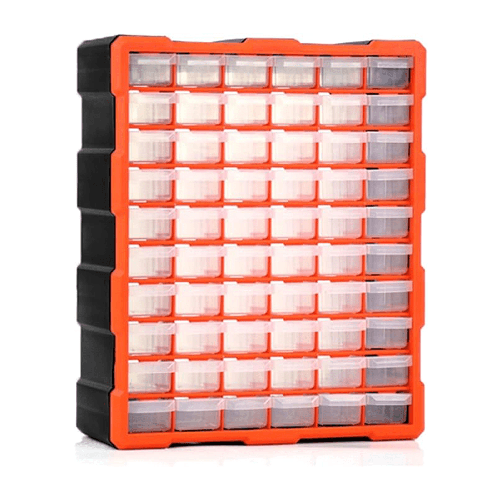 Tool Storage Solutions – 60-Drawer Screw Organizer Plastic Storage Cabinet | HANZTOOLS