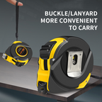 16ft / 5m Measuring Tools – Self-Locking Tape with Dual Metric & Imperial Scales, Durable Steel