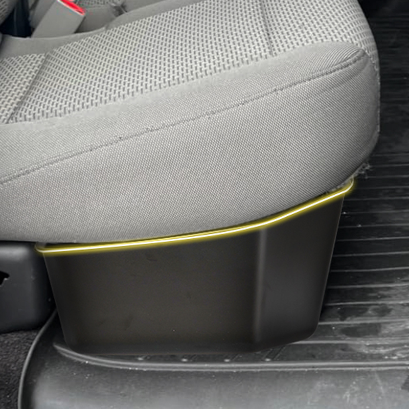 Fits Snugly And Unobtrusively Under The Rear Seat