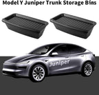 2Pcs Underseat Storage Box – Hidden Organizer Tray for 2025–2026 Tesla Model Y Juniper