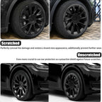 4-Pack 20-Inch Car Wheel Covers for Tesla Model Y – Original Tesla Wheels, OEM Replacement