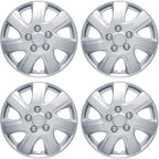 4-Pack 16-Inch Car Wheel Covers for Toyota Camry – Snap-On, Impact-Resistant, OEM Compatible, Durable
