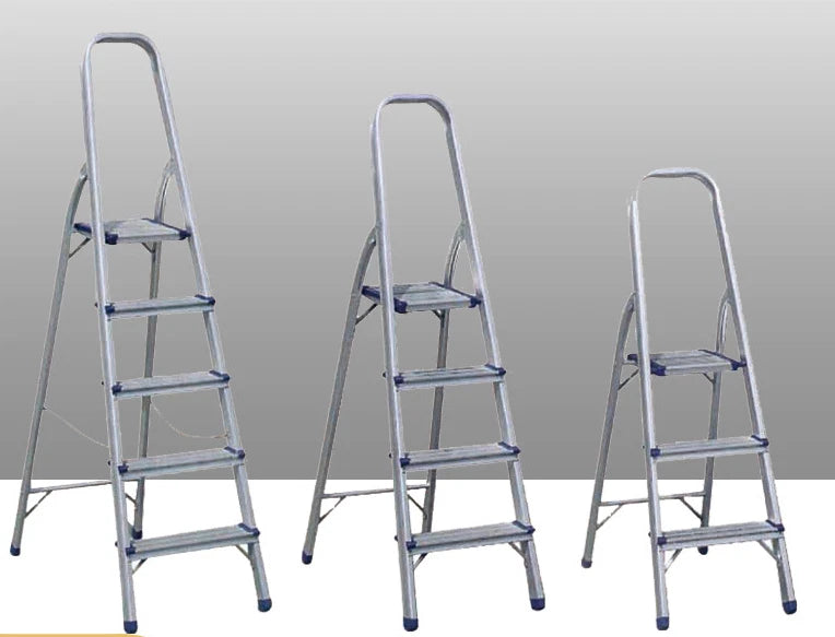 3 Step Multi-Purpose Folding Ladder Aluminium Light Weight Non Slip Platform