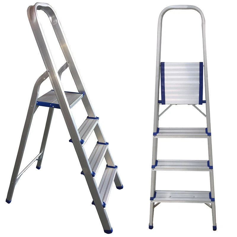 3 Step Multi-Purpose Folding Ladder Aluminium Light Weight Non Slip Platform